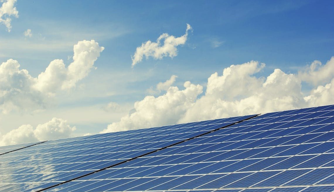 A Blue Solar Panel Board