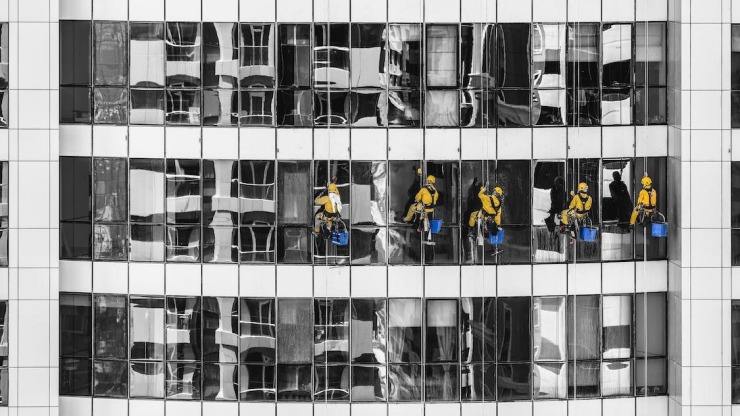 Corporate Reflections: The Impact of Clean Windows on Business Image